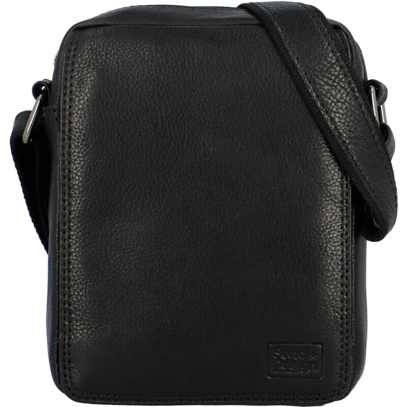 Pánska kožená taška čierna - SendiDesign Lorem A čierna 56864819