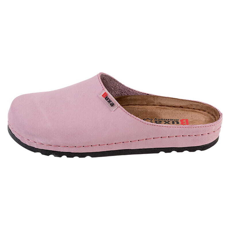 BUXA Dámska zdravotná obuv MEMORY - Šľapky - BZ125 - Ružový Nubuk