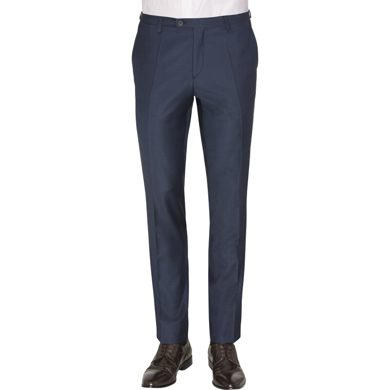 Club of Gents Pánske vlnené oblekové nohavice SAVILE ROW by CG slim 50072887