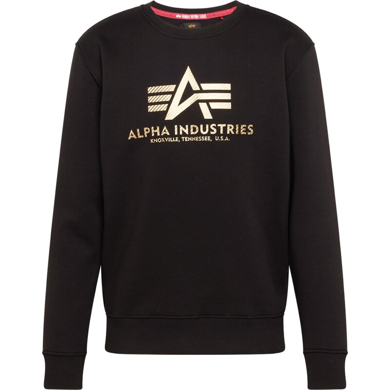 ALPHA INDUSTRIES Mikina zlatá / čierna 54283309