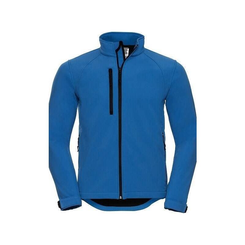 Modrá pánska softshellová bunda Russell 50650691
