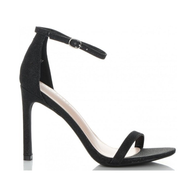 dámske sandálky Ideal Shoes čierna P-6397-1 50093506