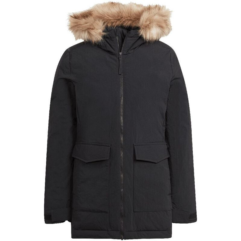 Bunda Adidas Parka s kapucňou a kožušinou W IJ8260 50094134