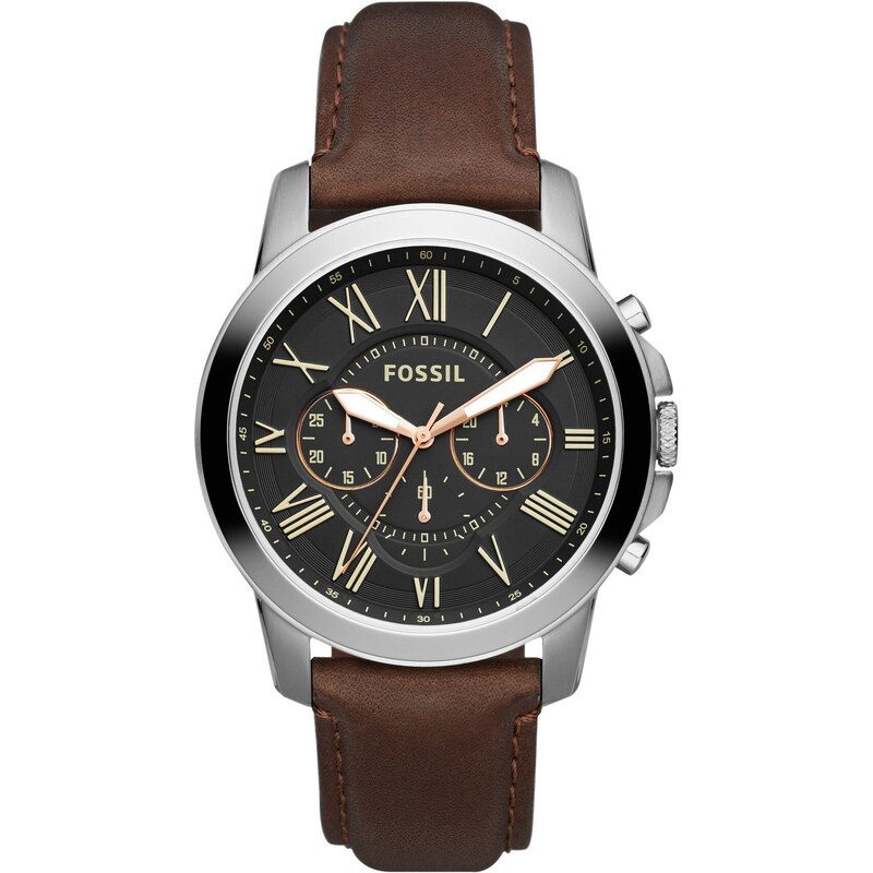 Pánske okrúhle hodinky Fossil Grand FS4813 64841620