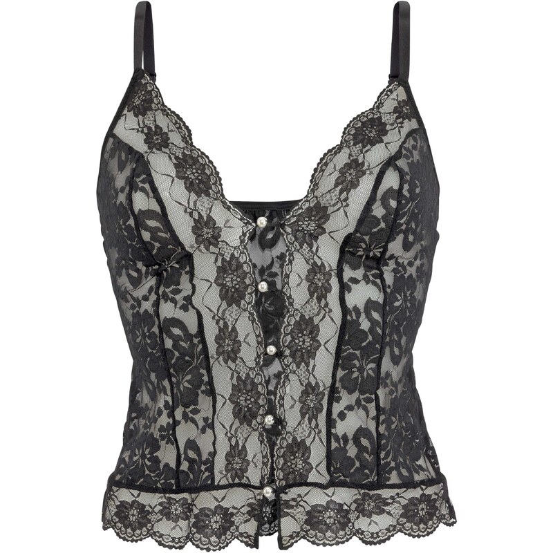 PETITE FLEUR GOLD Korzet čierna 58519028