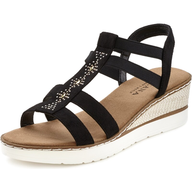 LASCANA Remienkové sandále čierna 63134207