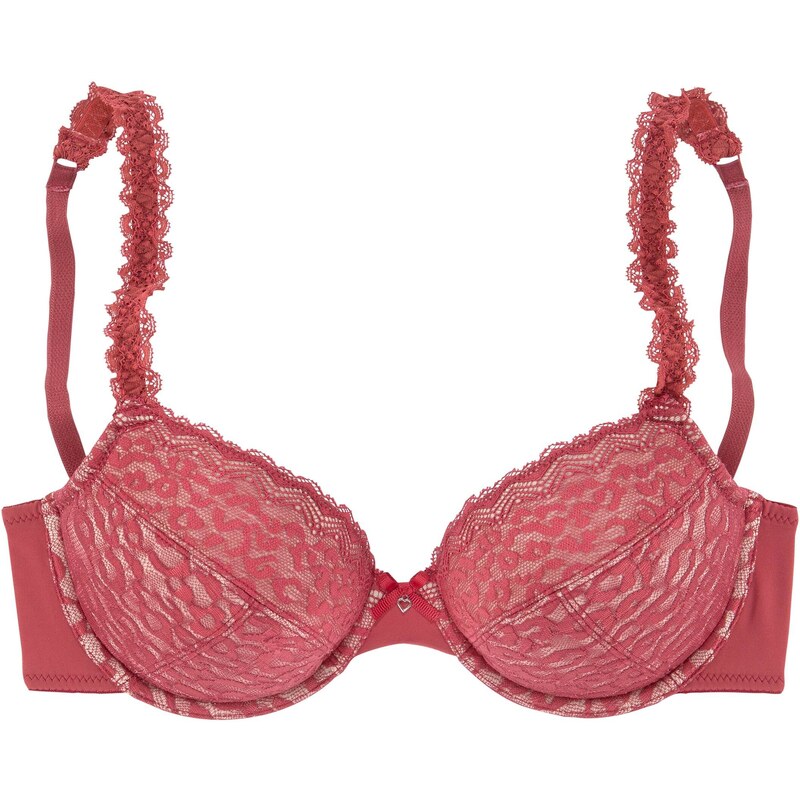 LASCANA Podprsenka béžová / červená 54225841