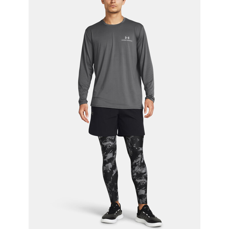 Under Armour Leggings UA HG IsoChill Prtd Leggings-BLK - Mens 50673792