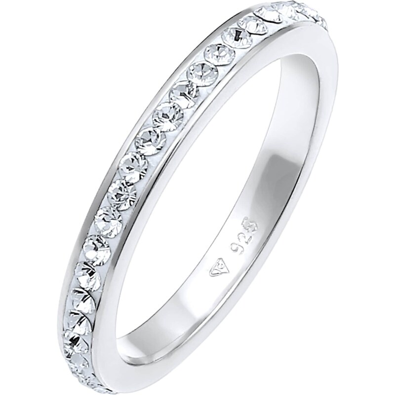 ELLI Prsteň strieborná / priehľadná 54237861