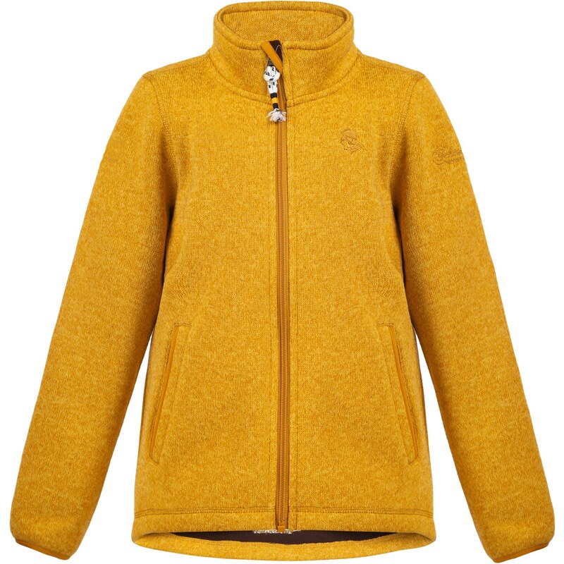 Schmuddelwedda Flisová bunda hnedá / zlatá žltá / biela 54244922