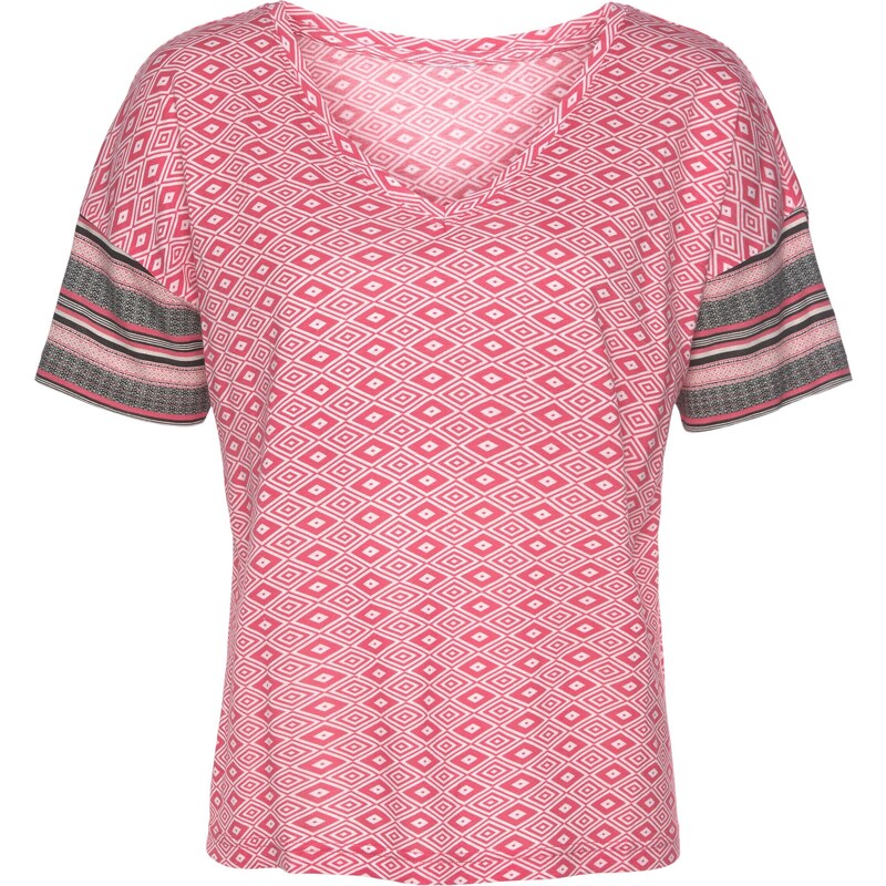 VIVANCE Tričká na spanie Dreams malinová / čierna / biela 54247434