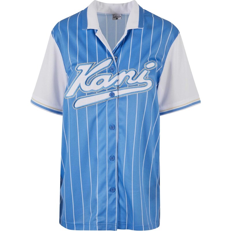 Karl Kani Blúzka kráľovská modrá / biela 54249253