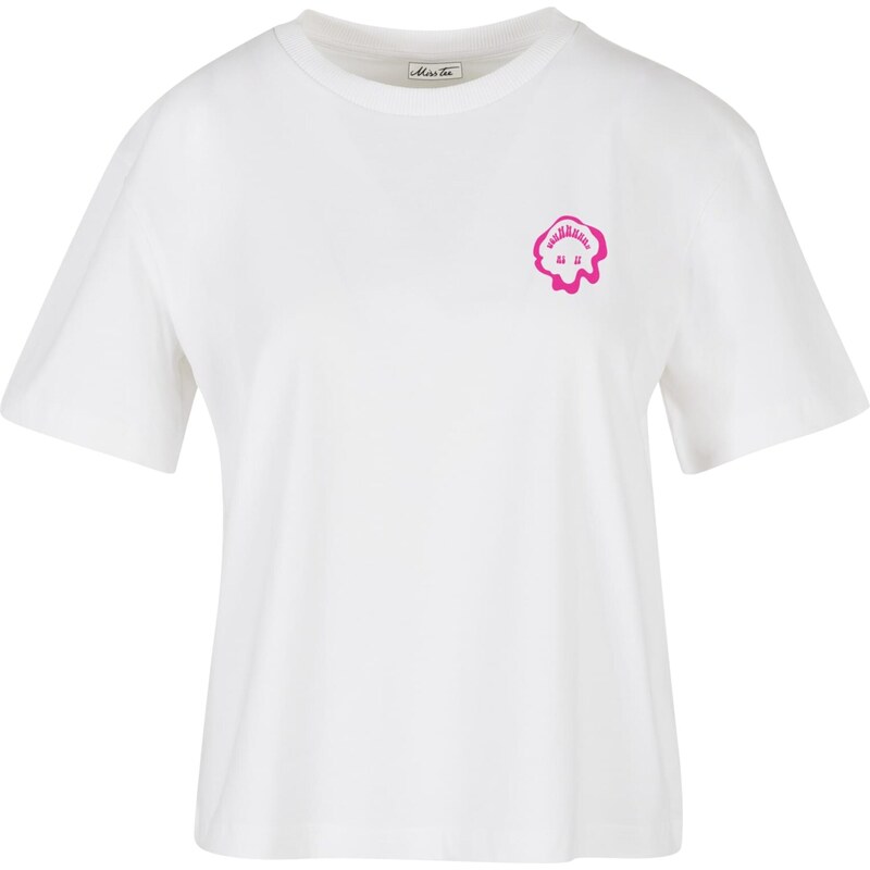 Mister Tee Tričko Everythings Nice ružová / biela 63144267