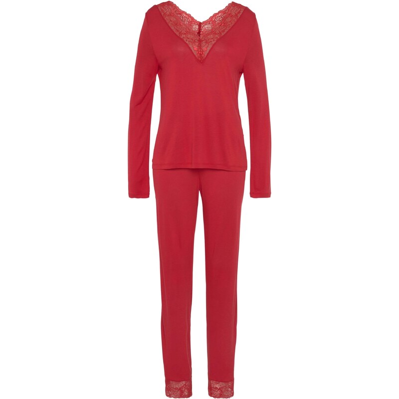 LASCANA Pyžamo červená 54254603