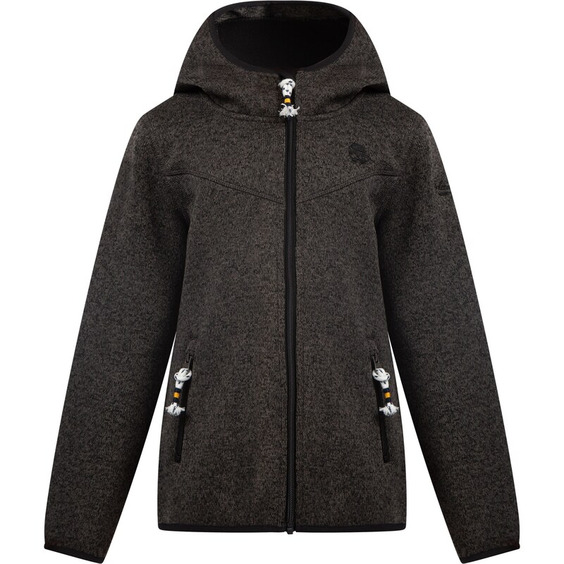 Schmuddelwedda Flisová bunda sivá melírovaná 54255411