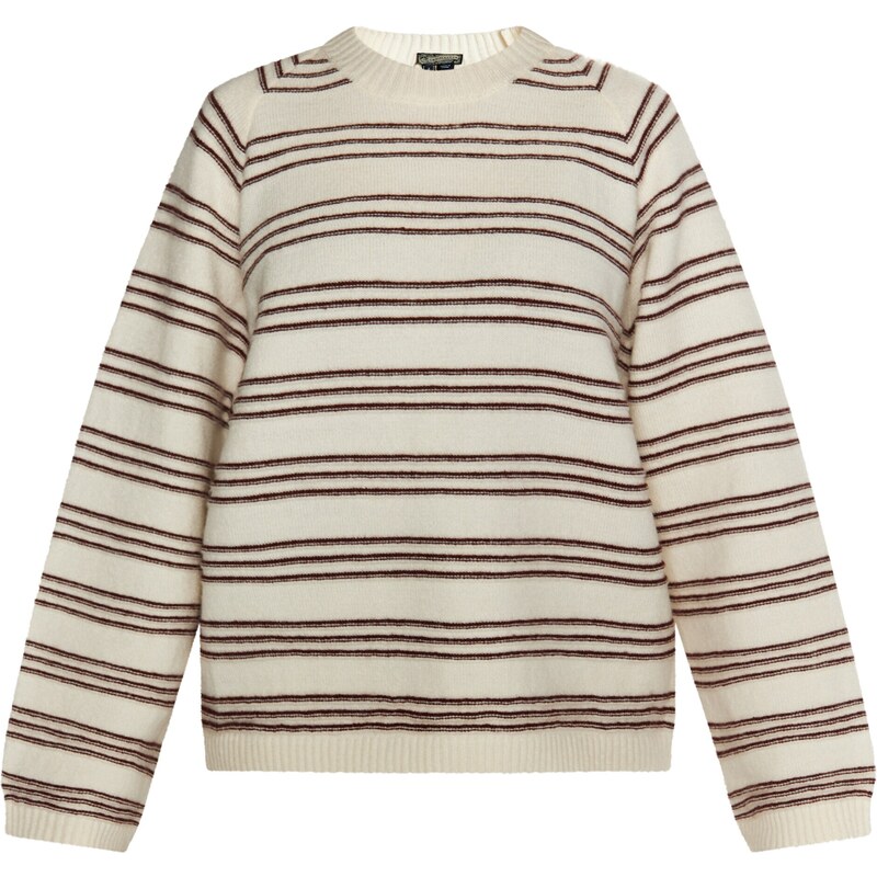 DreiMaster Vintage Sveter Altiplano čerešňová / biela ako vlna 54256597