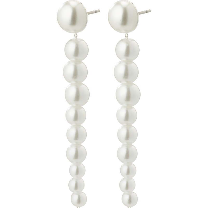 Pilgrim Náušnice Beat strieborná 54257160