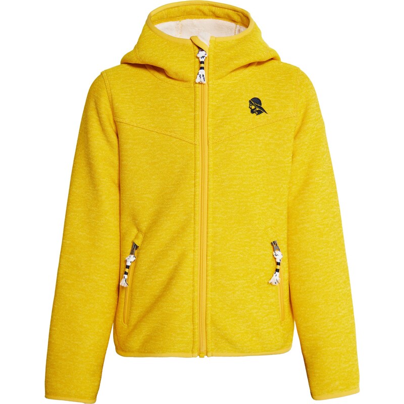 Schmuddelwedda Flisová bunda tmavožltá / čierna 54261907