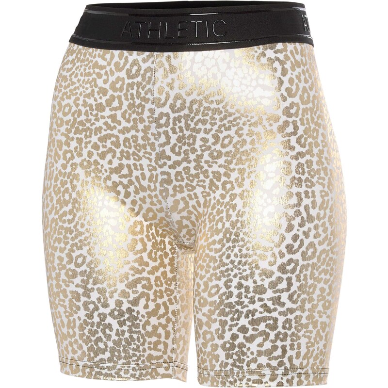 LASCANA ACTIVE Športové nohavice zlatá / čierna / biela 54898495