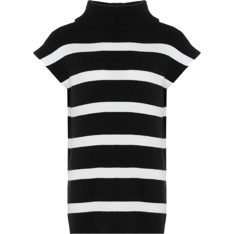 DreiMaster Maritim Sveter čierna / biela 54264946