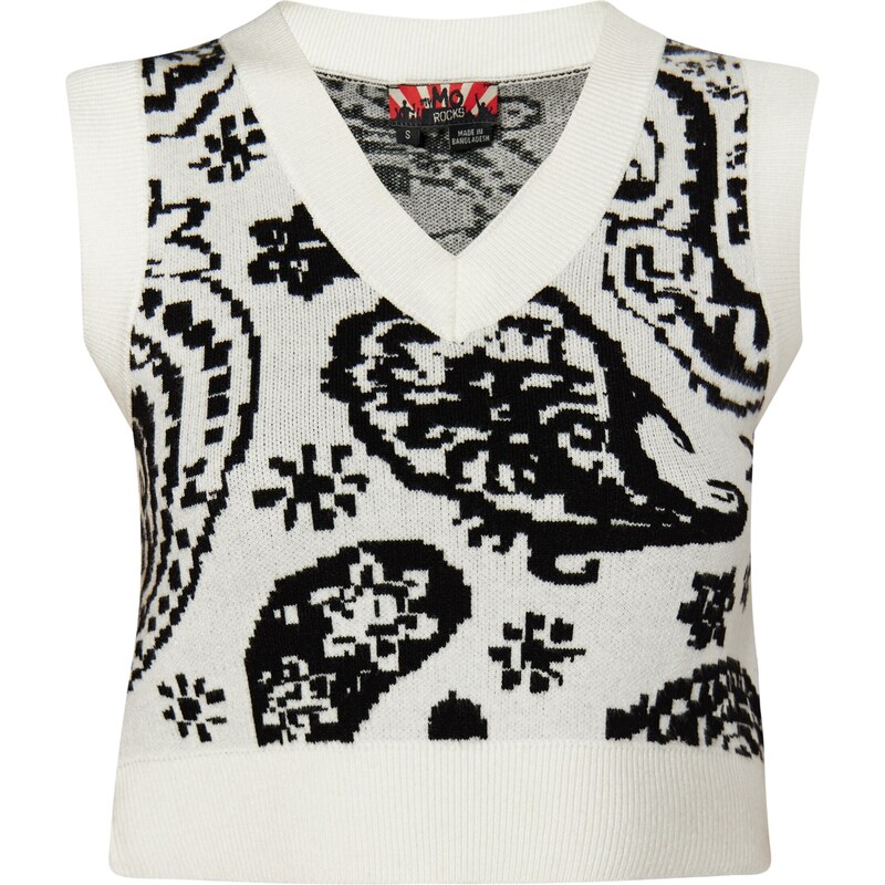 myMo ROCKS Sveter Ucy čierna / biela 54266962