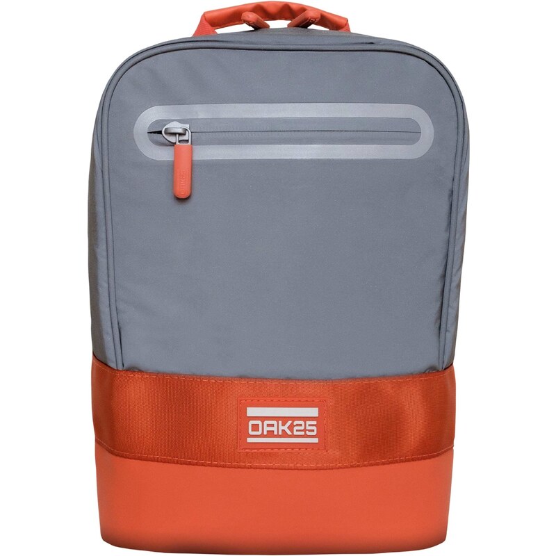 OAK25 Batoh sivá / koralová 54267004