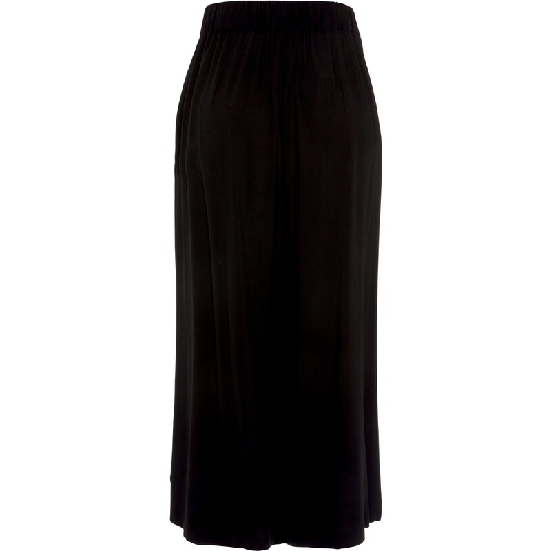 LASCANA Nohavice s pukmi čierna 54446291