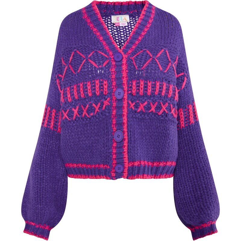 IZIA Kardigán Eyota tmavofialová / purpurová 54268175