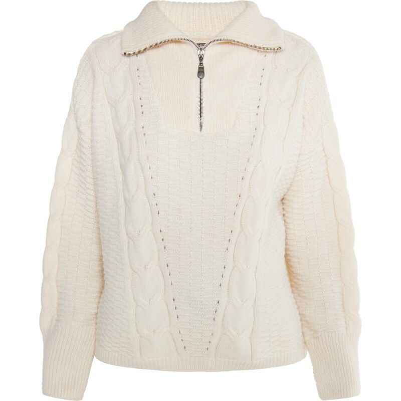 DreiMaster Vintage Sveter Incus biela ako vlna 54268182