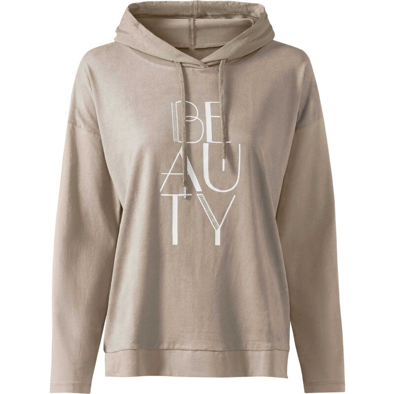 heine Mikina béžová / biela 54268931