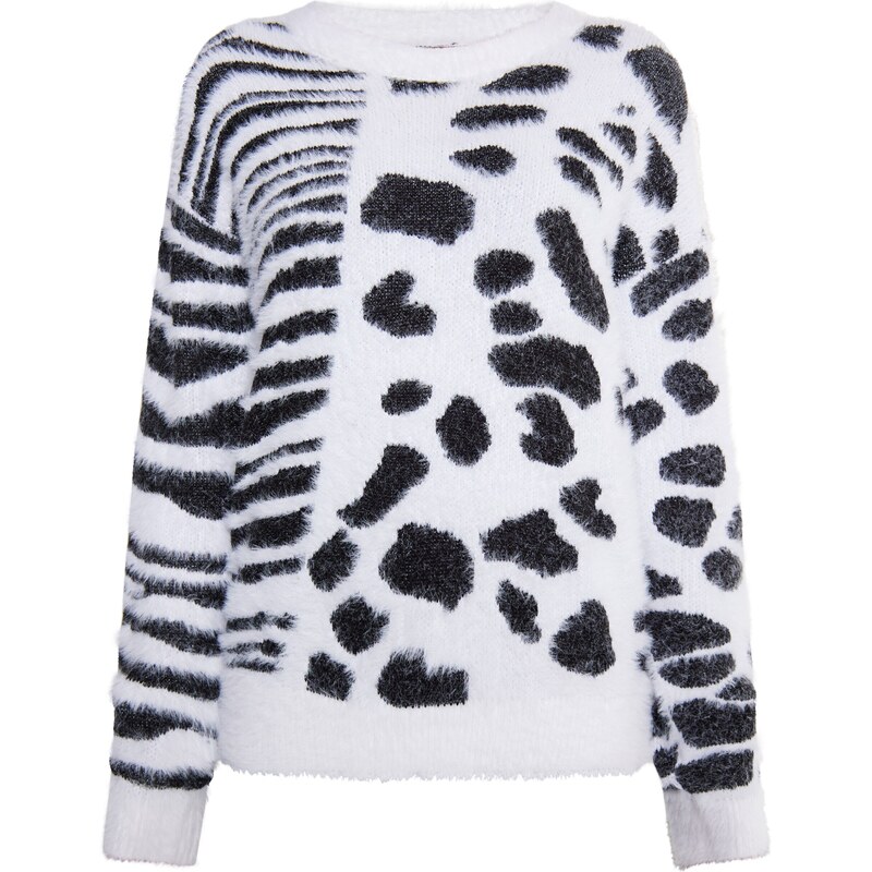 myMo ROCKS Sveter čierna / biela 54272026