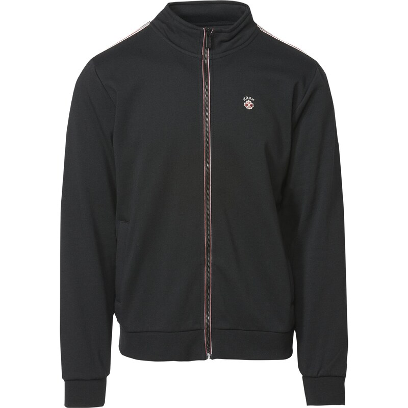 KOROSHI Tepláková bunda staroružová / tmavočervená / čierna / biela 58415884