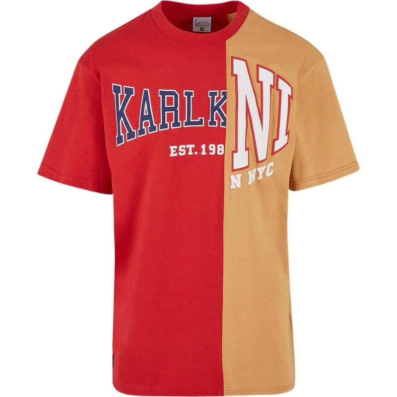 Karl Kani Tričko námornícka modrá / marhuľová / červená / biela 54273127