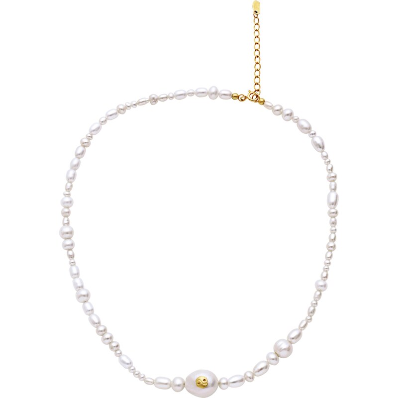 Maanesten Retiazka MAGGIE zlatá / perlovo biela 54273526