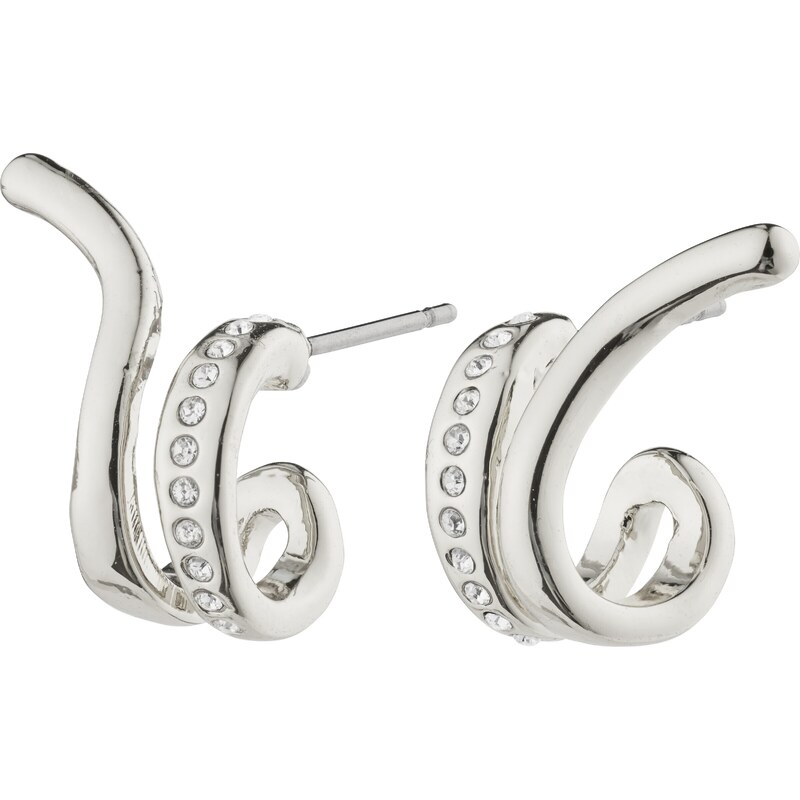 Pilgrim Náušnice strieborná 54273677