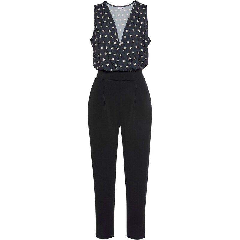 LASCANA Overal Apart čierna / biela 54447414