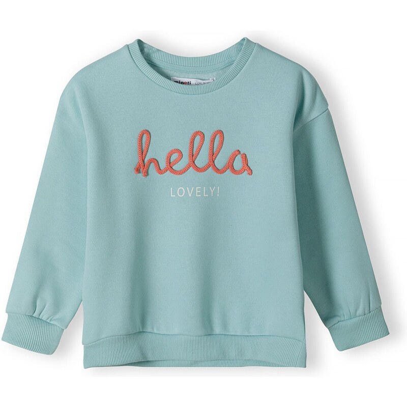 MINOTI Mikina mätová / oranžová / biela 54280662