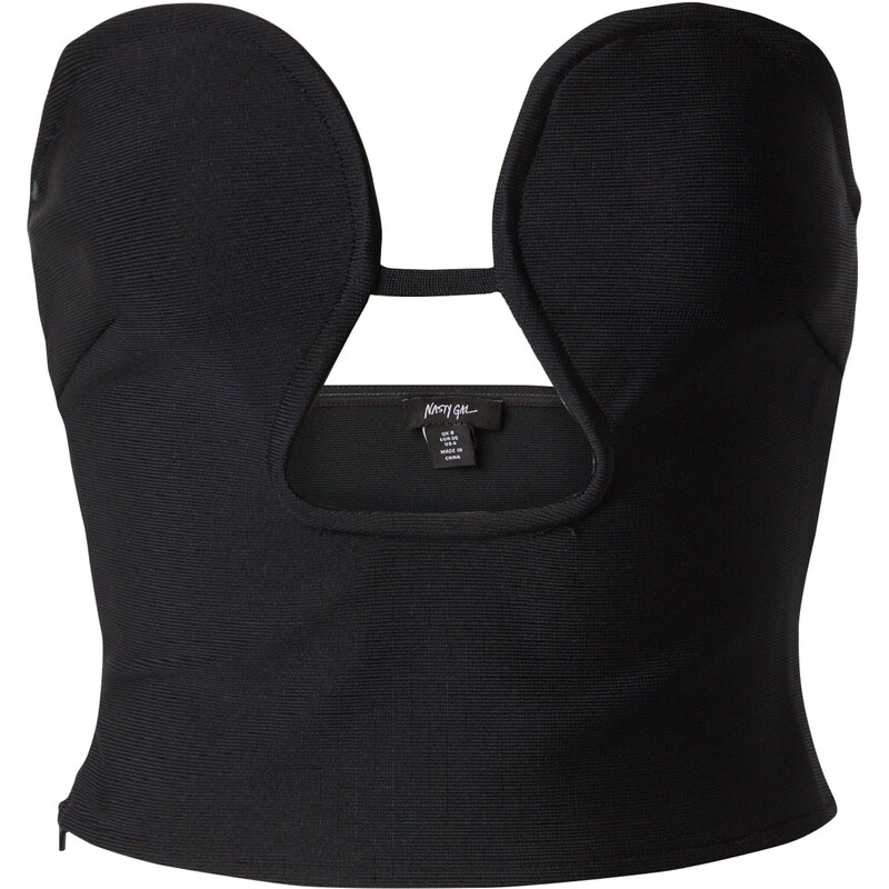 Nasty Gal Top čierna 50300046