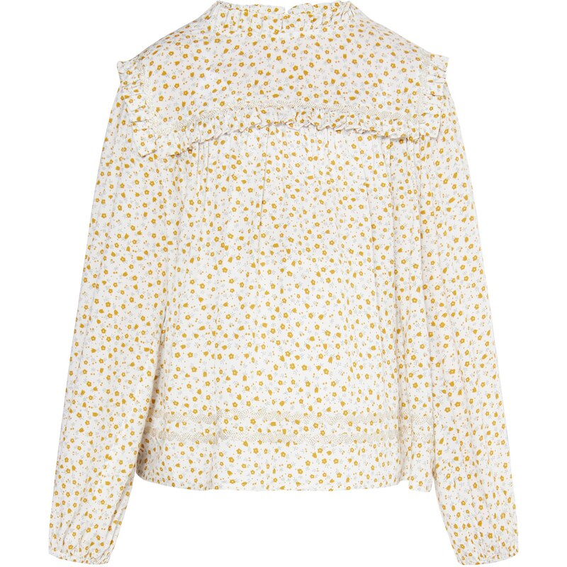 DreiMaster Vintage Blúzka horčicová / pastelovo žltá / zelená 54293041