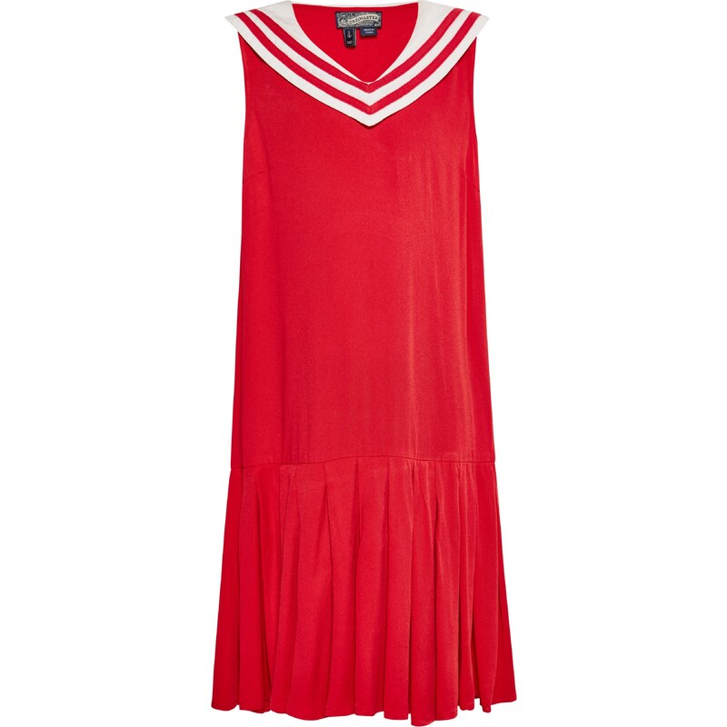 DreiMaster Vintage Šaty krvavo červená / biela 54294182