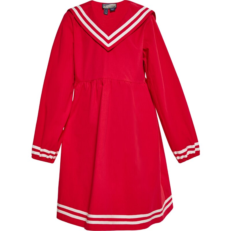 DreiMaster Vintage Šaty červená / biela 54294145