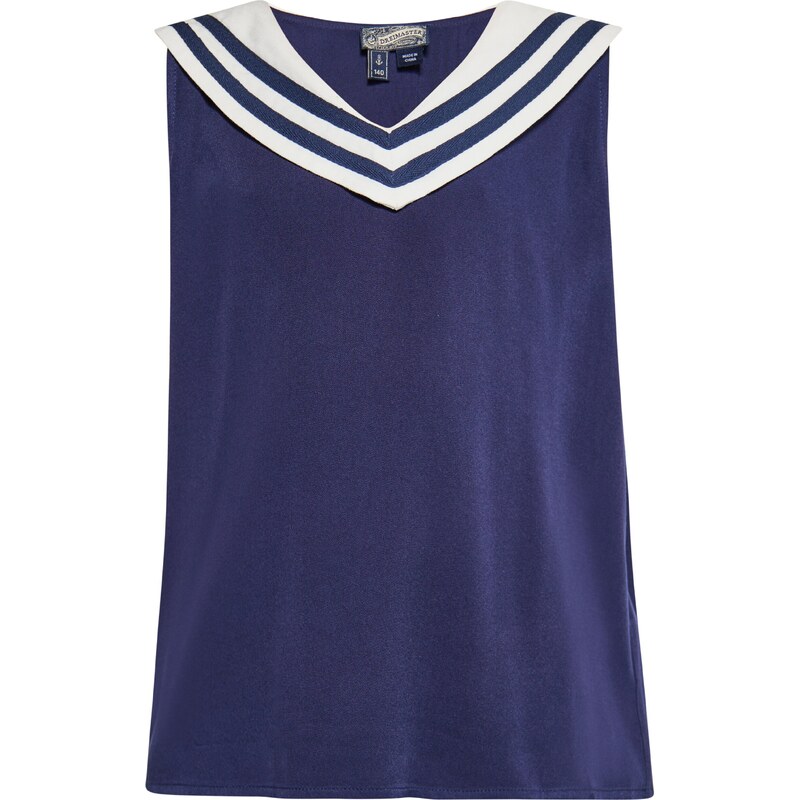 DreiMaster Vintage Blúzka námornícka modrá / biela 54294146