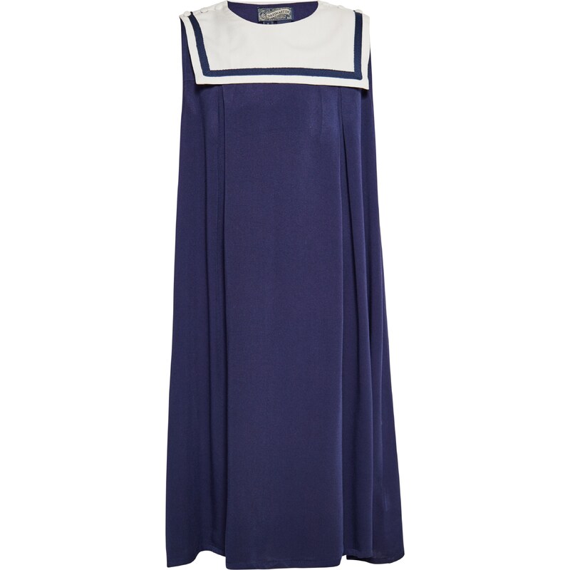 DreiMaster Vintage Šaty námornícka modrá / biela 54294245