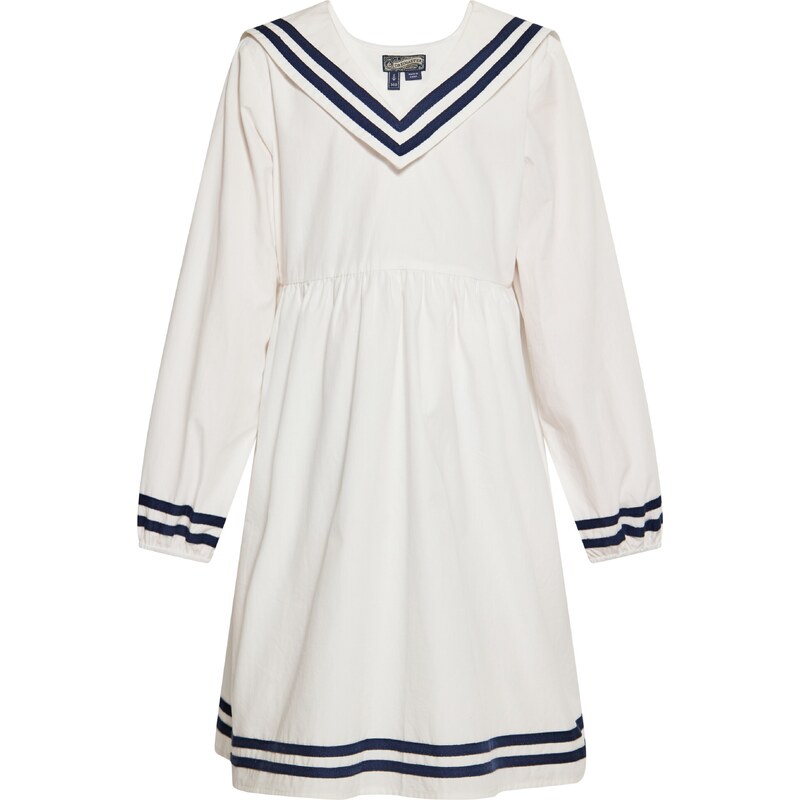 DreiMaster Vintage Šaty námornícka modrá / biela 54294247