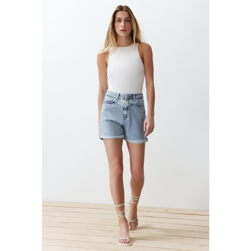 Dámske kraťasy Trendyol Denim 24035757