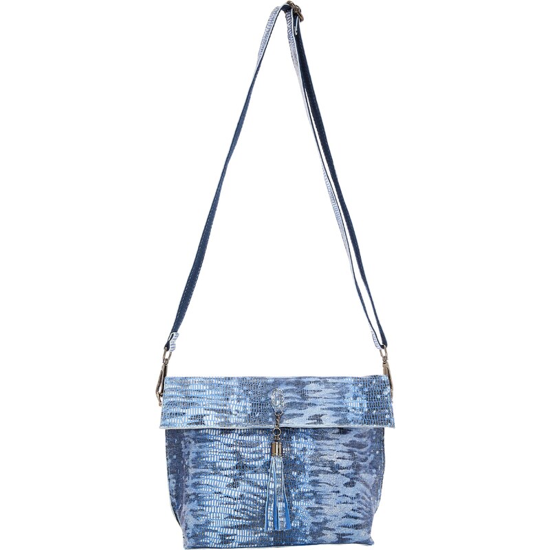 NAEMI Taška cez rameno modrá / svetlomodrá / čierna / biela 65791735