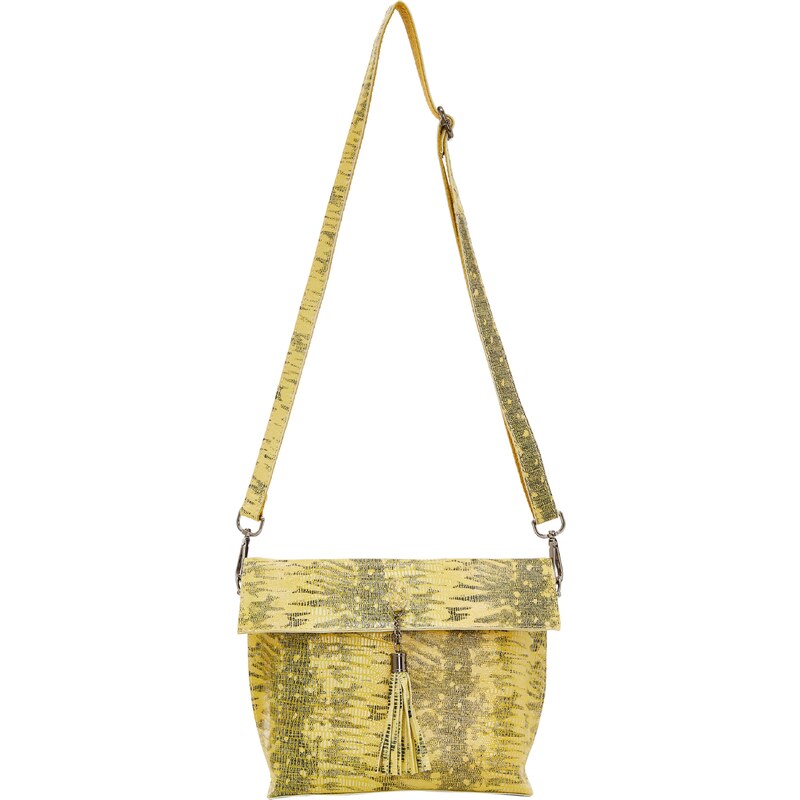 FELIPA Taška cez rameno pastelovo žltá / čierna 54297485