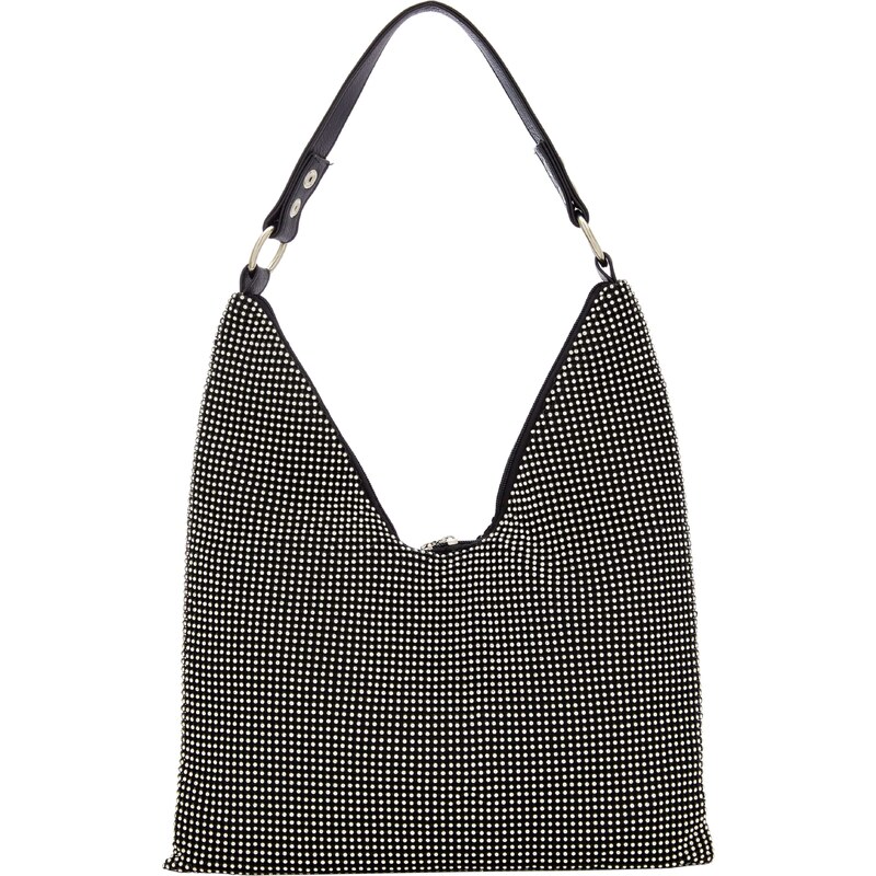 FELIPA Kabelka na rameno čierna / strieborná 54297626