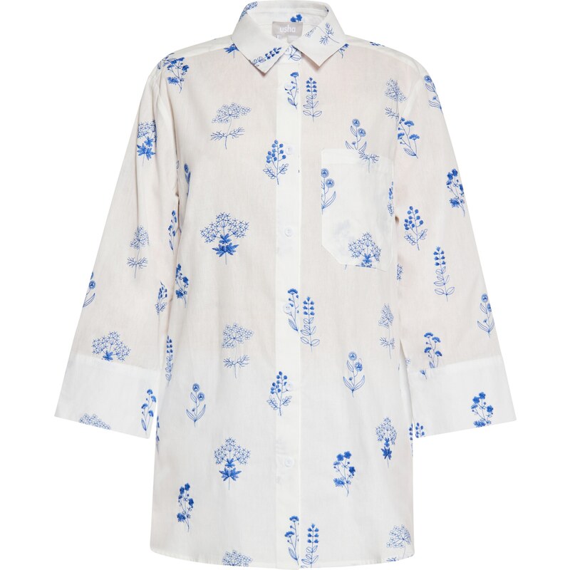 Usha Blúzka modrá / biela 65870997