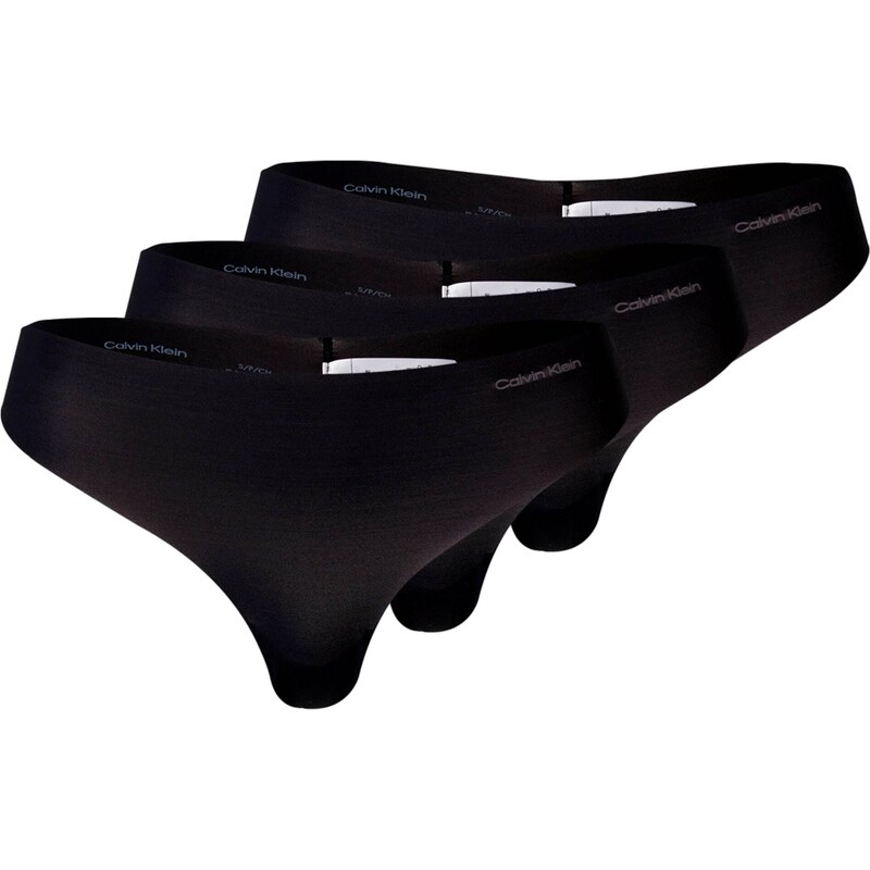 Calvin Klein Underwear Tangá Invisibles modrá / striebornosivá / 67359039